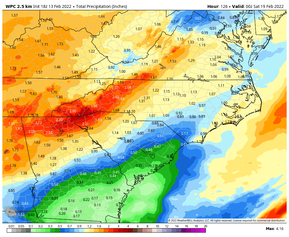 A slow but gradual warm-up expected next week ahead of the next storm ...