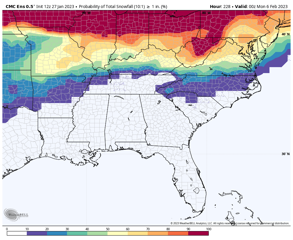 An Active Weather Pattern Continues. Snow Is Possible but Not Probable ...
